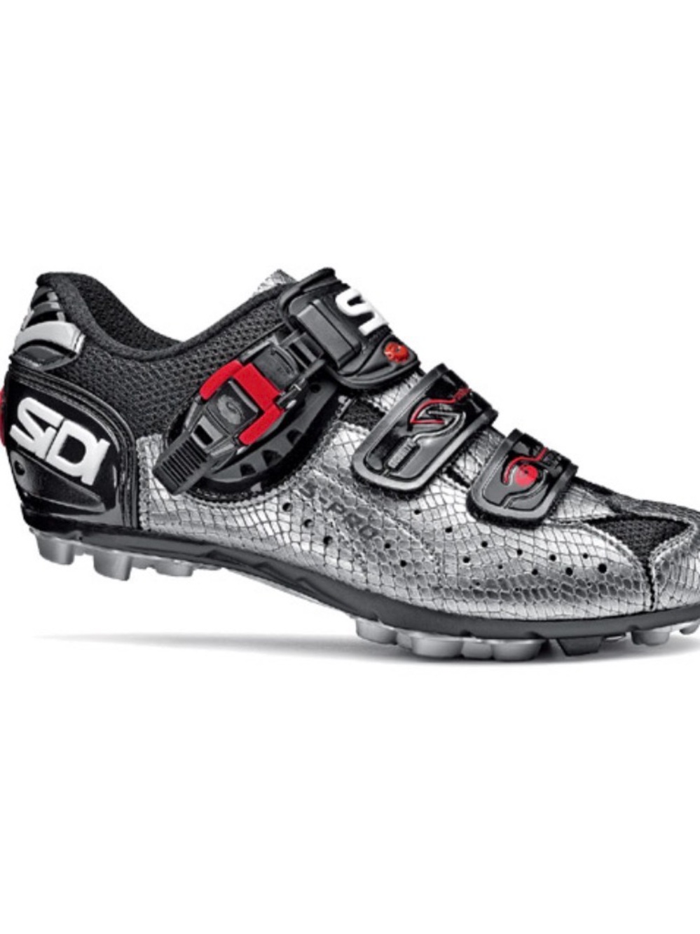 Silver Cycling Shoe - Lightweight Performance